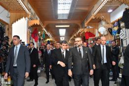 Image du Maroc Professionnelle de  Sa Majesté le Roi Mohammed VI visite plusieurs projets dans le cadre du programme de le réhabilitation de l'ancienne médina de Rabat, le 14 Janvier 2019 (Photo/ SPPR) via Jalilbounhar.com